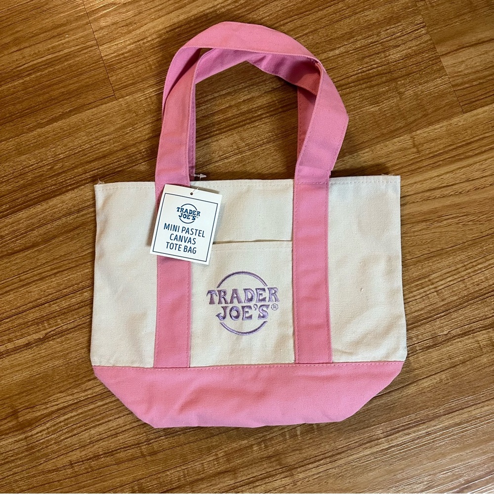 Trader Joe’s Mini Pastel Totes - Pink
